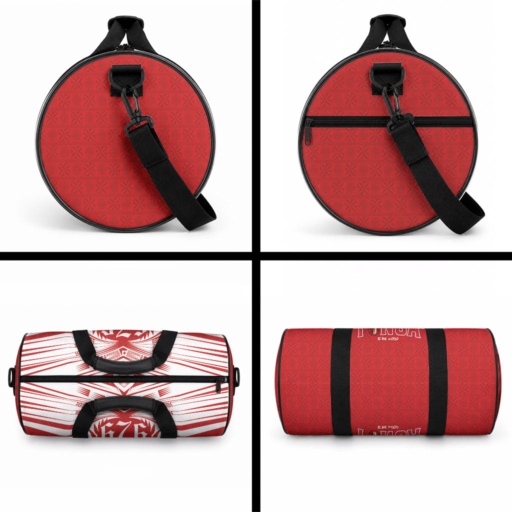 Tonga Rugby Duffle Bag Sipi Tau - Six Seven Six to the World LT03 - Polynesian Pride