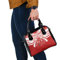 Tonga Rugby Shoulder Handbag Sipi Tau - Six Seven Six to the World LT03 - Polynesian Pride