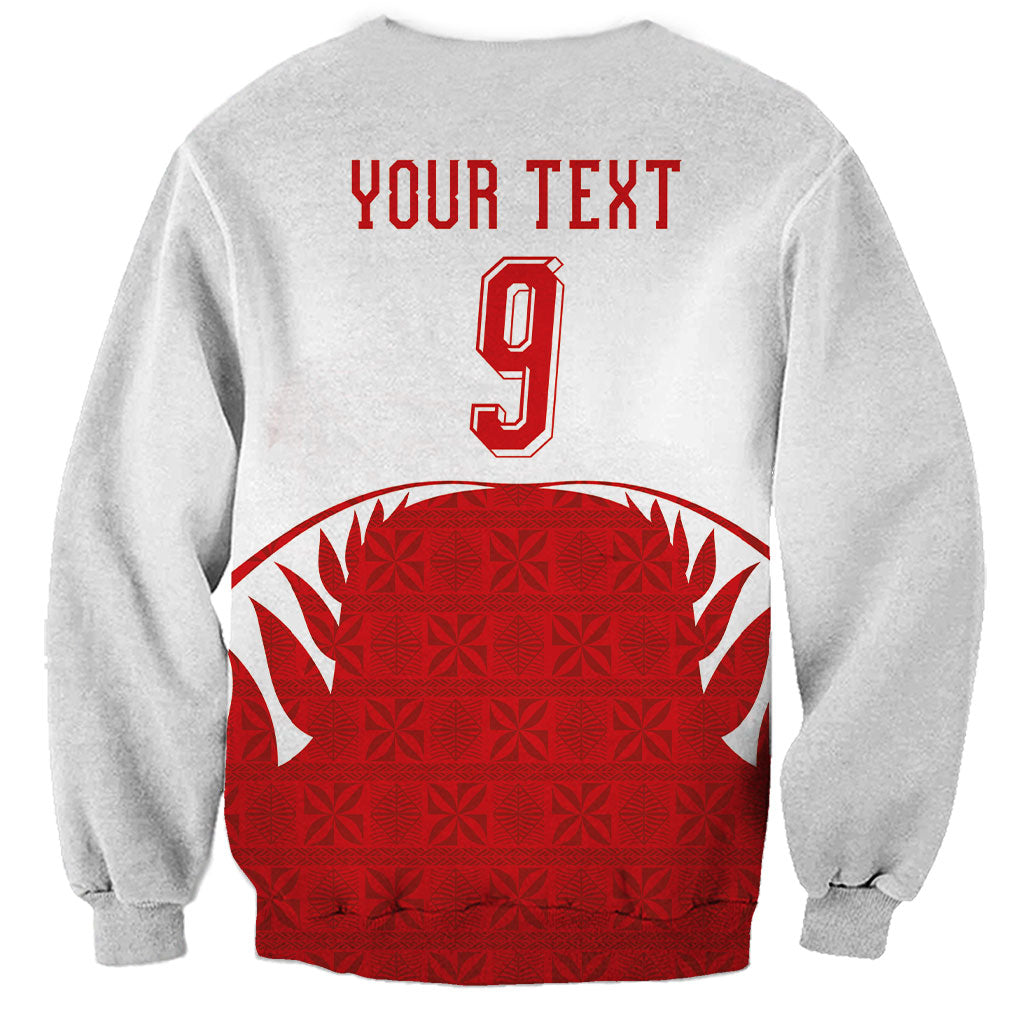 Tonga Rugby Custom Sweatshirt Sipi Tau - Six Seven Six to the World LT03 - Polynesian Pride