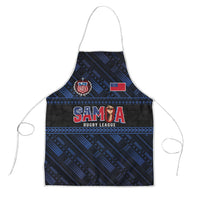 Toa Samoa Rugby Apron Siva Tau - Samoan Warriors Pacific Pattern LT03 Navy - Polynesian Pride