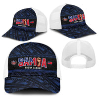 Toa Samoa Rugby Baseball Net Cap Siva Tau - Samoan Warriors Pacific Pattern LT03 - Polynesian Pride