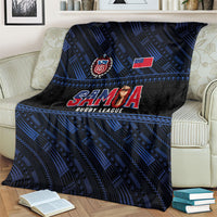 Toa Samoa Rugby Blanket Siva Tau - Samoan Warriors Pacific Pattern LT03 - Polynesian Pride