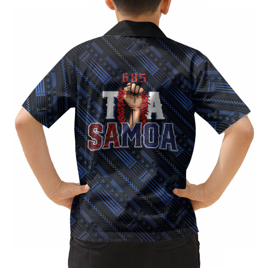 Toa Samoa Rugby Hawaiian Shirt Siva Tau - Samoan Warriors Pacific Pattern LT03 - Polynesian Pride