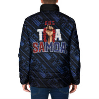 Toa Samoa Rugby Padded Jacket Siva Tau - Samoan Warriors Pacific Pattern LT03 - Polynesian Pride