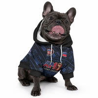 Toa Samoa Rugby Pet Hoodie Siva Tau - Samoan Warriors Pacific Pattern LT03 - Polynesian Pride