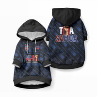 Toa Samoa Rugby Pet Hoodie Siva Tau - Samoan Warriors Pacific Pattern LT03 Pullover Navy - Polynesian Pride