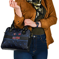 Toa Samoa Rugby Shoulder Handbag Siva Tau - Samoan Warriors Pacific Pattern LT03 - Polynesian Pride