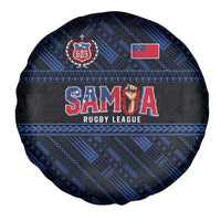 Toa Samoa Rugby Spare Tire Cover Siva Tau - Samoan Warriors Pacific Pattern LT03 - Polynesian Pride