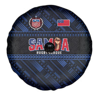 Toa Samoa Rugby Spare Tire Cover Siva Tau - Samoan Warriors Pacific Pattern LT03 - Polynesian Pride