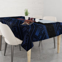 Toa Samoa Rugby Tablecloth Siva Tau - Samoan Warriors Pacific Pattern LT03 - Polynesian Pride