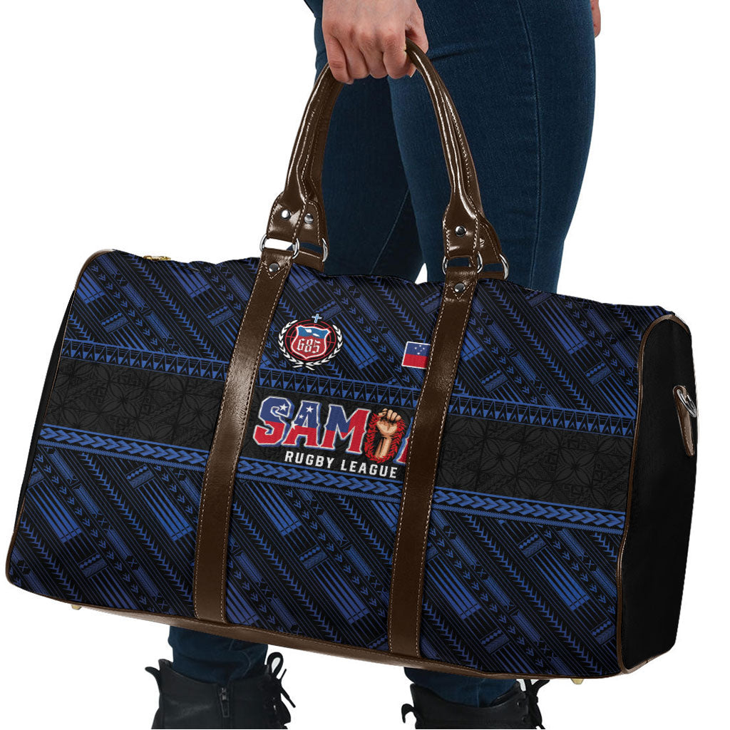 Toa Samoa Rugby Travel Bag Siva Tau - Samoan Warriors Pacific Pattern LT03 - Polynesian Pride