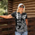 Cook Islands Vaa Polynesian Art Tattoo Women Polo Shirt Black Color