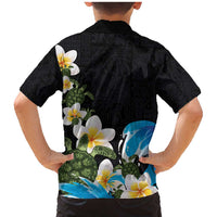 Hawaiian Plumeria and Turtle Family Matching Mermaid Dress and Hawaiian Shirt with Polynesian Tribal Art Pattern Vintage Vibes LT03 - Polynesian Pride
