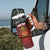 Personalised The Kingitanga - Maori King Movement Tumbler With Handle Ko Te Mana Motuhake Emblem with Silver Ferns and Polynesian Art Tattoo LT03