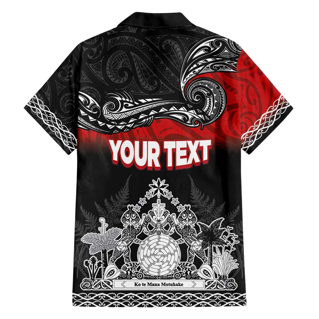 Personalised Maori King Movement Family Matching Off Shoulder Maxi Dress and Hawaiian Shirt Te Paki-o-Matariki with Silver Ferns and Polynesian Art Tattoo LT03 - Polynesian Pride
