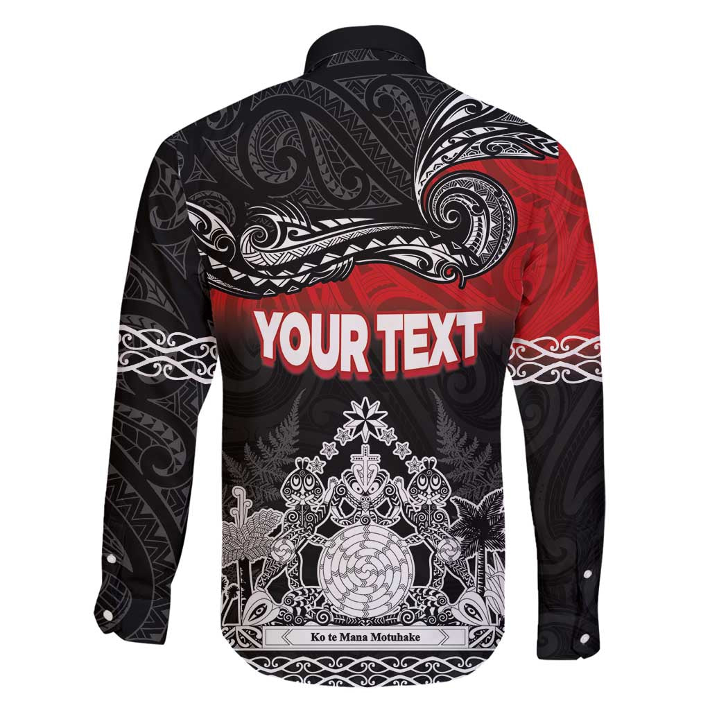 Personalised Maori King Movement Family Matching Summer Maxi Dress and Hawaiian Shirt Te Paki-o-Matariki with Silver Ferns and Polynesian Art Tattoo LT03 - Polynesian Pride