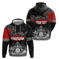 Personalised Maori King Movement Hoodie Te Paki-o-Matariki with Silver Ferns and Polynesian Art Tattoo LT03 - Polynesian Pride