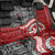 Maori Kotahitanga Back Car Seat Cover Aotearoa Spirit with Maori Mask and Polynesian Art Tattoo
