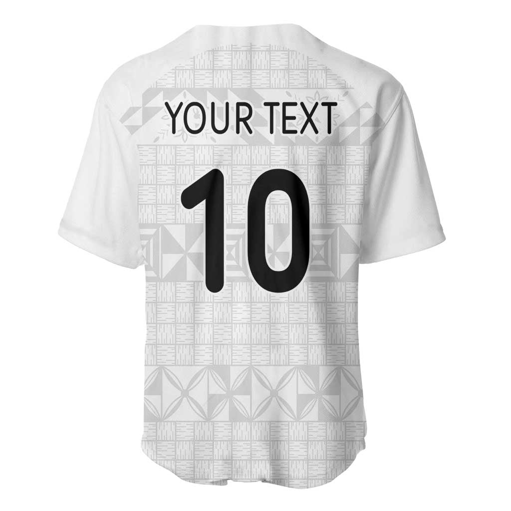 Custom Tonga Ngatu Art Rugby Mate Ma'a Baseball Jersey - Polynesian Pride
