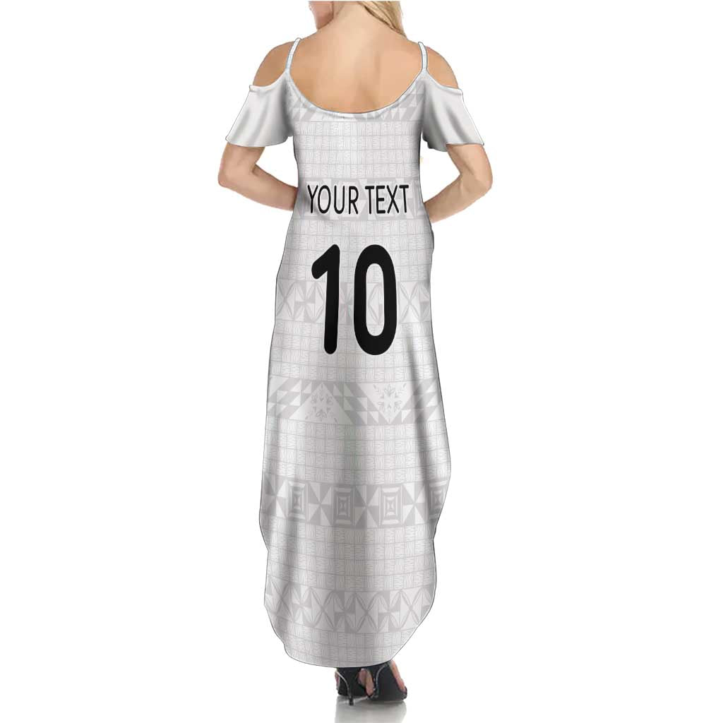 Custom Tonga Ngatu Art Rugby Mate Ma'a Family Matching Summer Maxi Dress and Hawaiian Shirt - Polynesian Pride