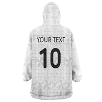 Custom Tonga Ngatu Art Rugby Mate Ma'a Wearable Blanket Hoodie LT03 - Polynesian Pride