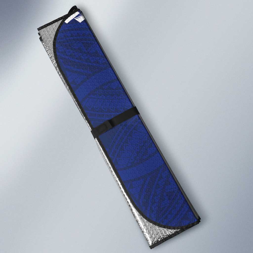 Samoa Rugby Auto Sun Shade Pacific Motifs - Polynesian Pride