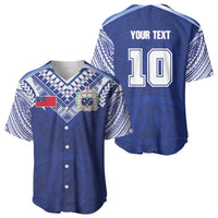 Custom Samoa Rugby Baseball Jersey Pacific Motifs - Polynesian Pride