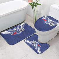 Samoa Rugby Bathroom Set Pacific Motifs LT03 - Polynesian Pride