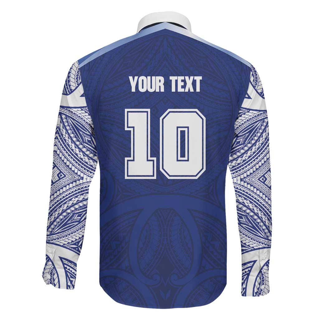 Custom Samoa Rugby Family Matching Mermaid Dress and Hawaiian Shirt Pacific Motifs - Polynesian Pride