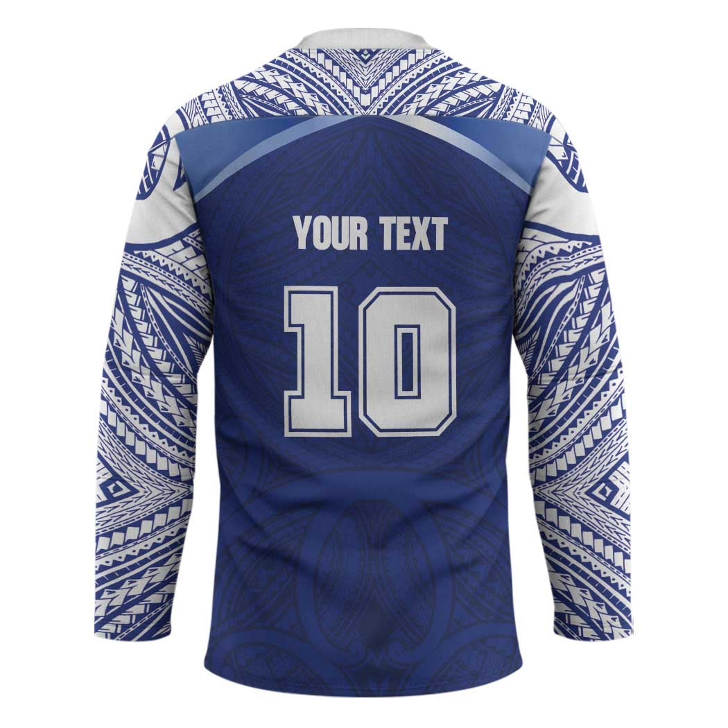 Custom Samoa Rugby Hockey Jersey Pacific Motifs LT03 - Polynesian Pride