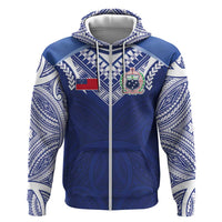 Custom Samoa Rugby Hoodie Pacific Motifs - Polynesian Pride