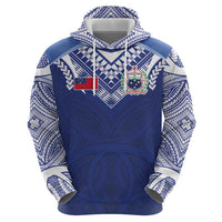 Custom Samoa Rugby Hoodie Pacific Motifs - Polynesian Pride