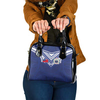 Samoa Rugby Shoulder Handbag Pacific Motifs - Polynesian Pride