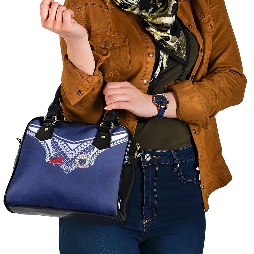 Samoa Rugby Shoulder Handbag Pacific Motifs - Polynesian Pride