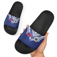 Samoa Rugby Slide Sandals Pacific Motifs - Polynesian Pride