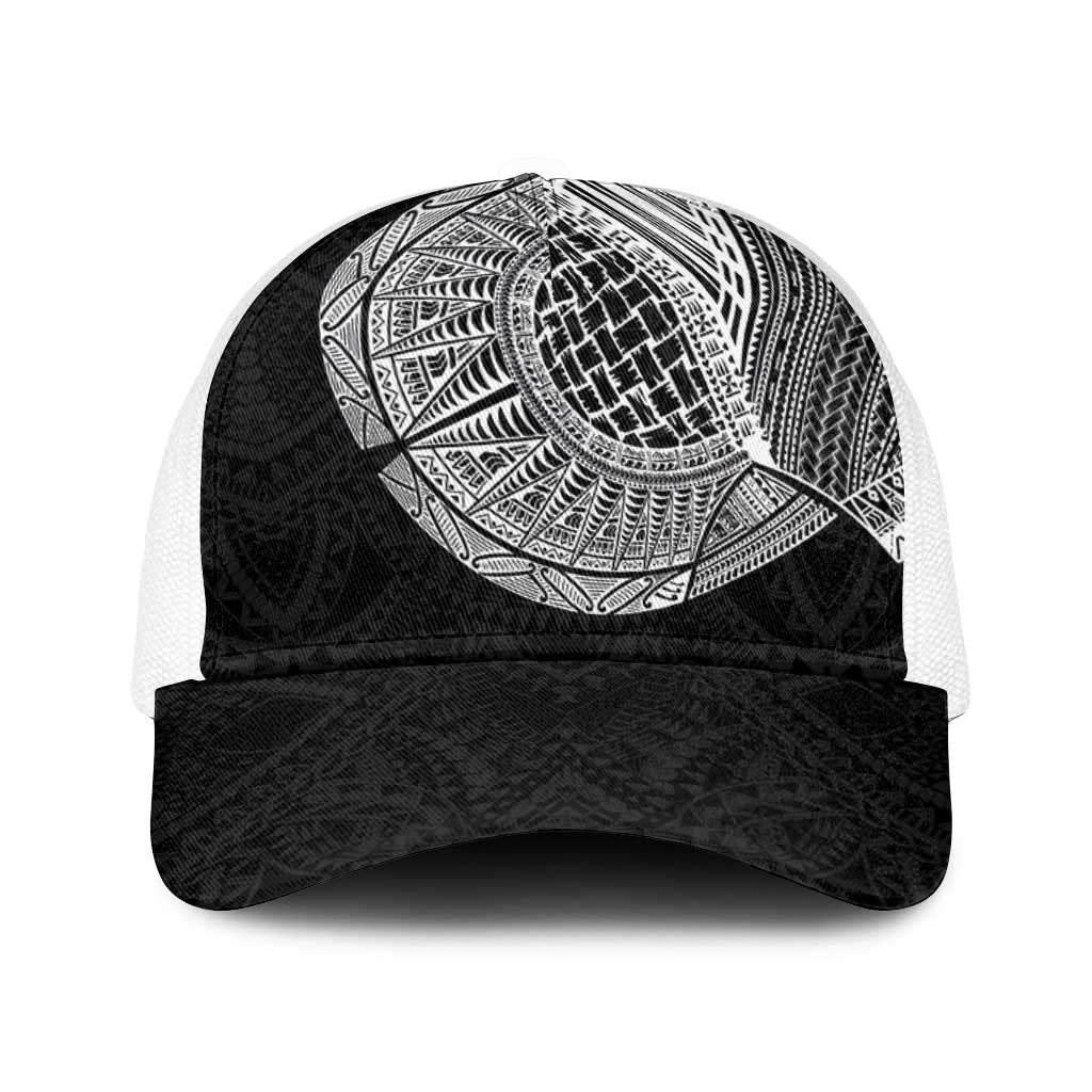 Samoan Tatau Baseball Net Cap Art Tribal Traditional Tattoos - Polynesian Pride