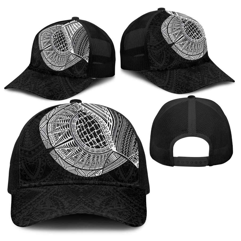 Samoan Tatau Baseball Net Cap Art Tribal Traditional Tattoos - Polynesian Pride