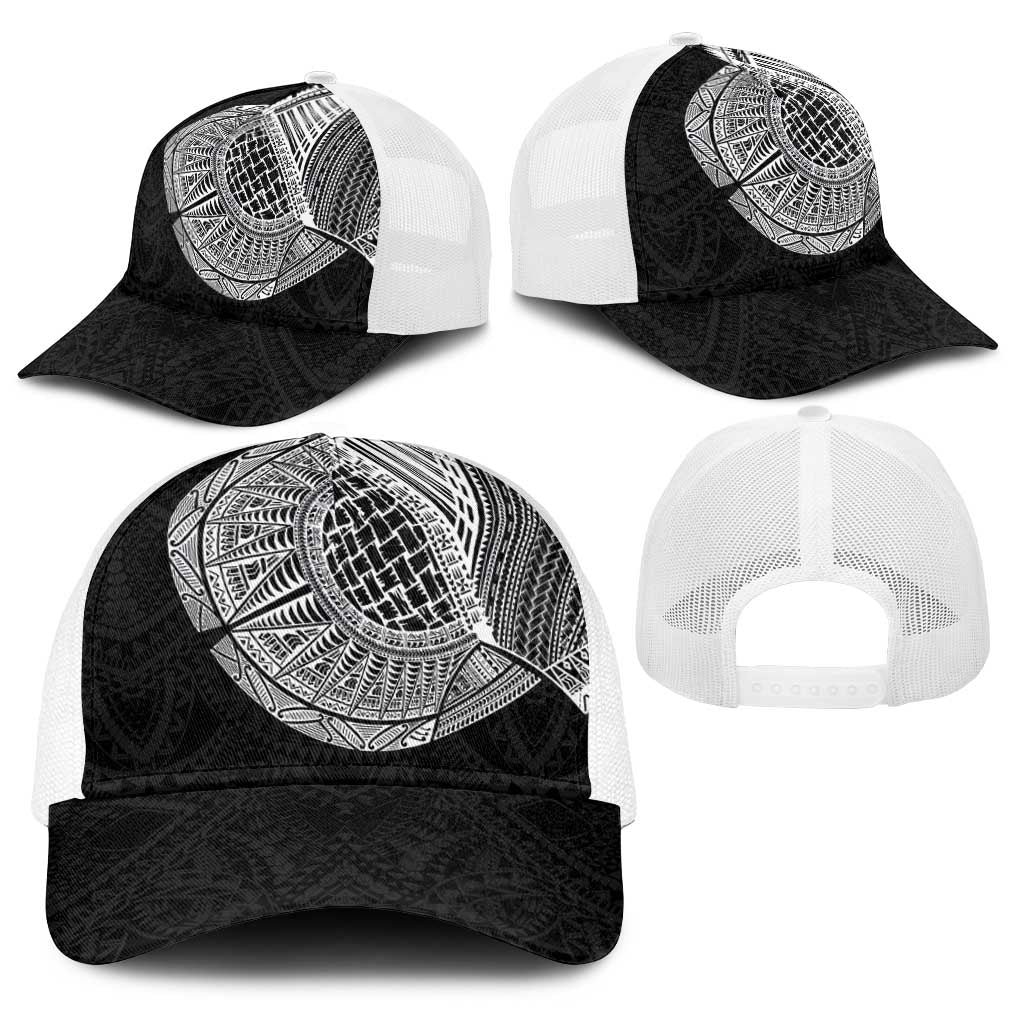 Samoan Tatau Baseball Net Cap Art Tribal Traditional Tattoos - Polynesian Pride