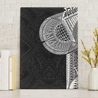 Samoan Tatau Canvas Wall Art Art Tribal Traditional Tattoos LT03 Without Frame Black - Polynesian Pride