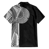 Samoan Tatau Family Matching Mermaid Dress and Hawaiian Shirt Art Tribal Traditional Tattoos LT03 - Polynesian Pride