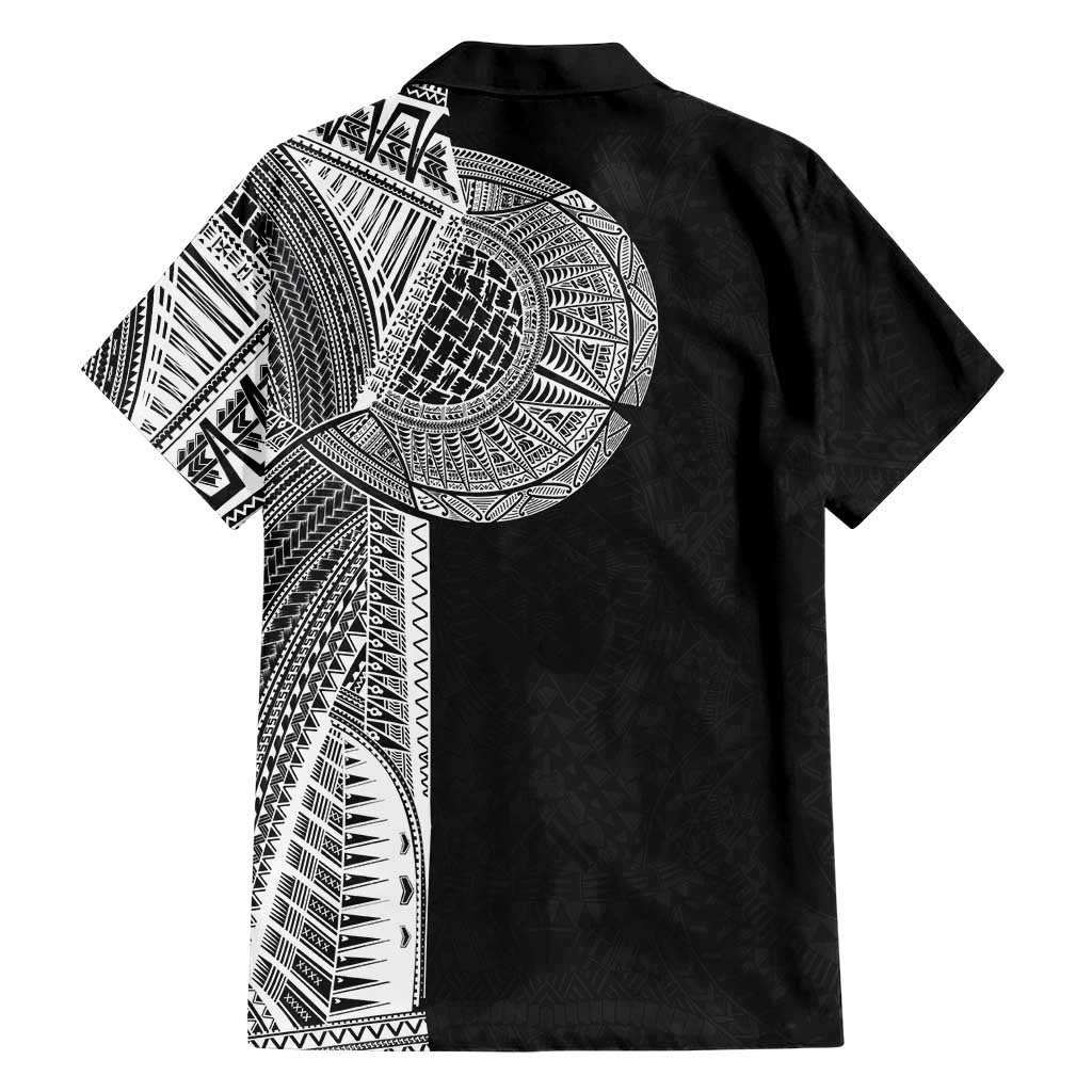 Samoan Tatau Family Matching Off Shoulder Maxi Dress and Hawaiian Shirt Art Tribal Traditional Tattoos LT03 - Polynesian Pride