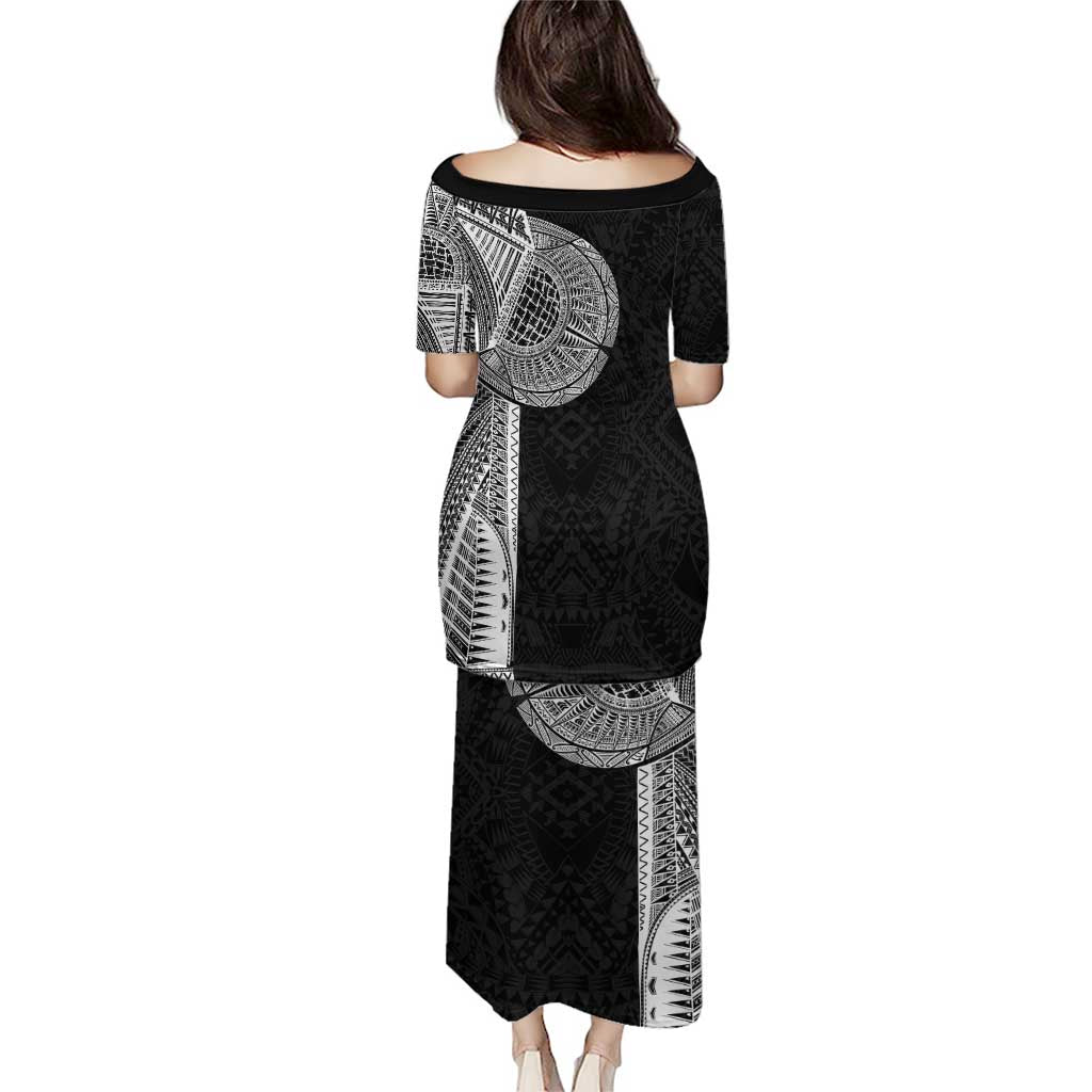 Samoan Tatau Family Matching Puletasi and Hawaiian Shirt Art Tribal Traditional Tattoos LT03 - Polynesian Pride