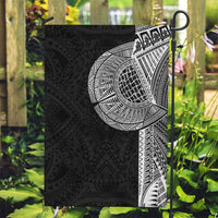 Samoan Tatau Garden Flag Art Tribal Traditional Tattoos LT03 Garden Flag Black - Polynesian Pride