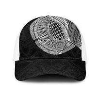 Samoan Tatau Mesh Trucker Cap Art Tribal Traditional Tattoos - Polynesian Pride