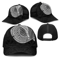 Samoan Tatau Mesh Trucker Cap Art Tribal Traditional Tattoos - Polynesian Pride
