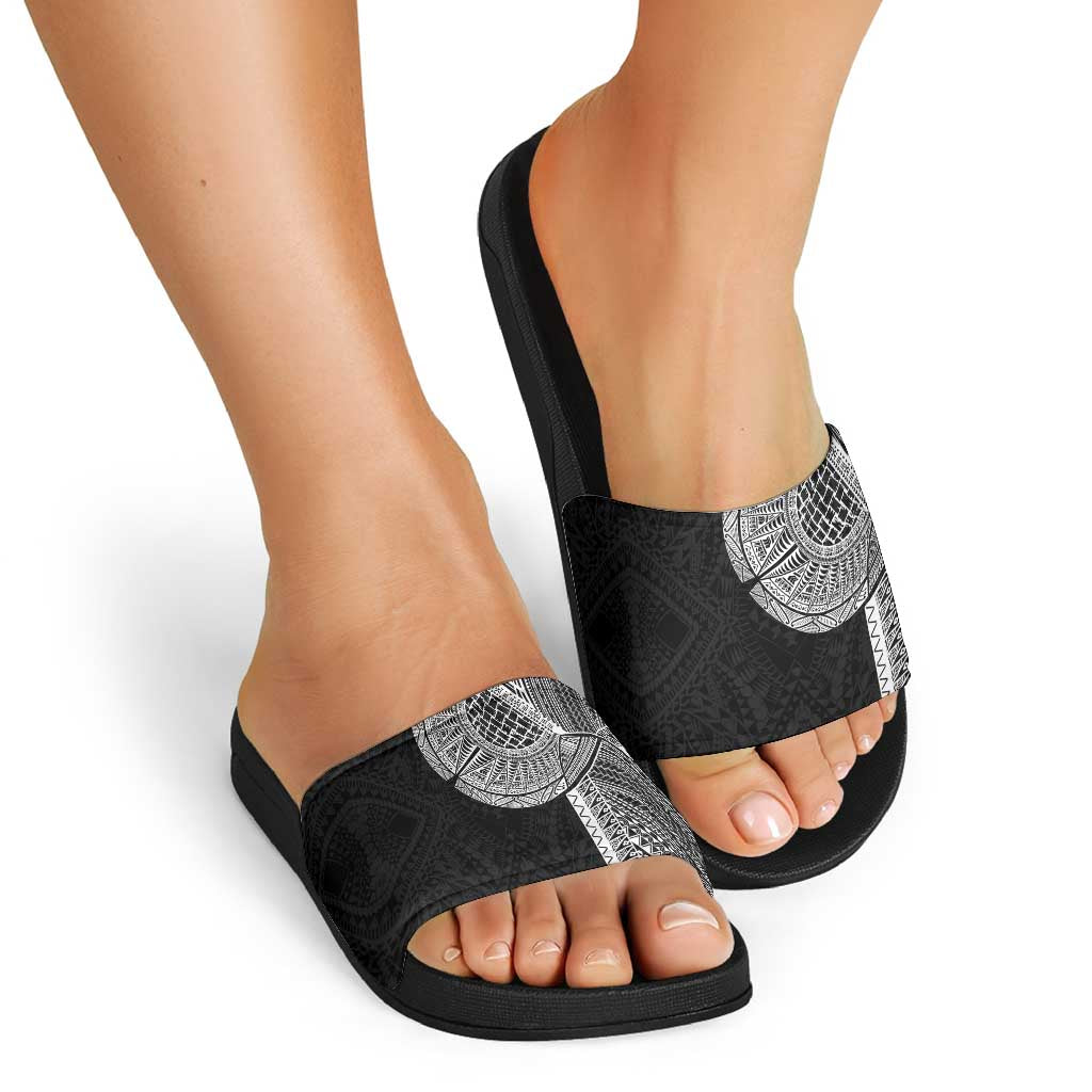 Samoan Tatau Slide Sandals Art Tribal Traditional Tattoos - Polynesian Pride