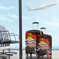 Kiribati Flag and Fireworks Luggage Cover First Place Welcome the New Year LT03 - Polynesian Pride