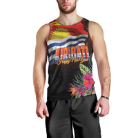 Kiribati Flag and Fireworks Men Tank Top First Place Welcome the New Year LT03 - Polynesian Pride