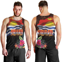 Kiribati Flag and Fireworks Men Tank Top First Place Welcome the New Year LT03 - Polynesian Pride
