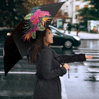 Kiribati Flag and Fireworks Umbrella First Place Welcome the New Year LT03 - Polynesian Pride